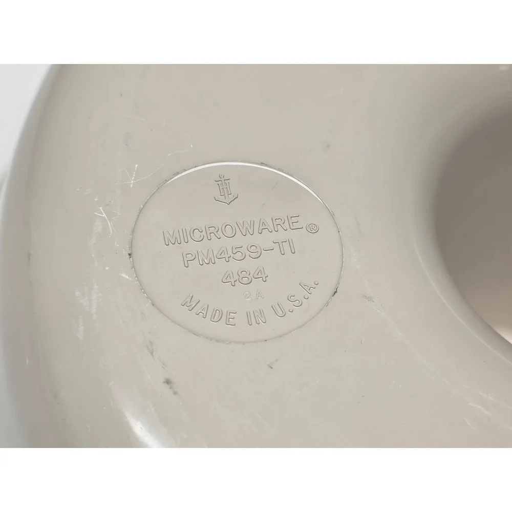 Anchor‎ Hocking Microware Ring Mold Pan Beige PM459-TI 9 Inch Round USA Made